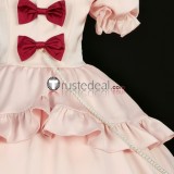 Umineko no Naku Koro ni When They Cry Lambdadelta Pink Formal Dress Cosplay Costume