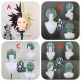 Gachiakuta Dear Santa Dia Guita Hebby Fantasia Green Blonde Brown Styled Cosplay Wig