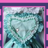 Panty Stocking with Garterbelt Stocking Green Lolita Dress Cosplay Costume