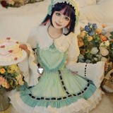 Panty Stocking with Garterbelt Stocking Green Lolita Dress Cosplay Costume