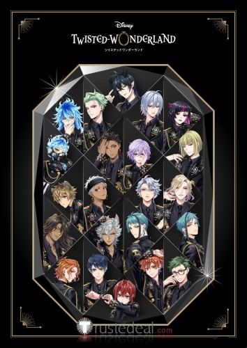 Disney Twisted-Wonderland 5th Anniversary Pomefiore Octavinelle Heartslabyul Diasomnia Ignihyde Scarabia Savanaclaw Cosplay Costume 2