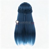 Pokemon Hilda Touko Brown Ponytail N Dawn Hikari Green Blue Cosplay Wig