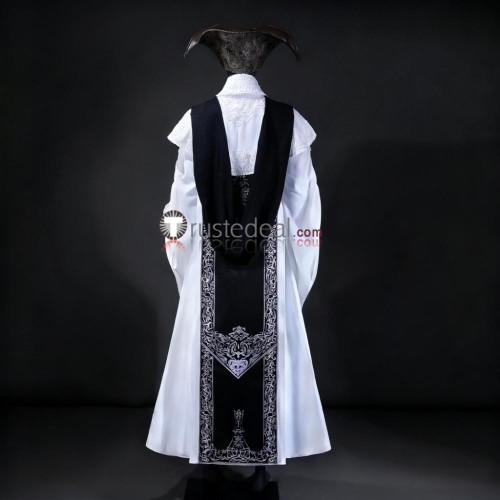 Bloodborne Choir White Outfit Cosplay Costume