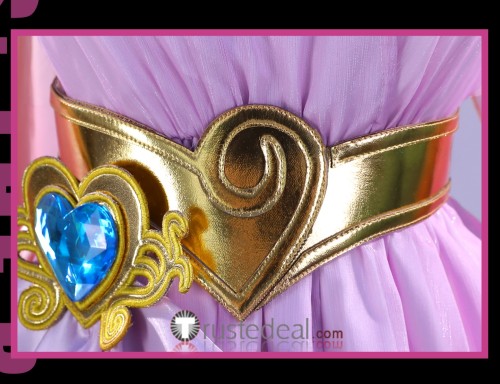 strapless open back dress Disney Rapunzel Interactive Deluxe Costume Set for Kids 7-8 main image 0