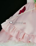 Umineko no Naku Koro ni When They Cry Lambdadelta Pink Formal Dress Cosplay Costume