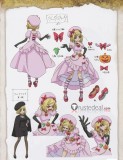 Umineko no Naku Koro ni When They Cry Lambdadelta Pink Formal Dress Cosplay Costume