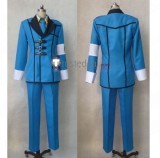 X The Dragons of Earth Seishiro Sakurazuka Yuto Kigai Black Blue Uniform Cosplay Costume