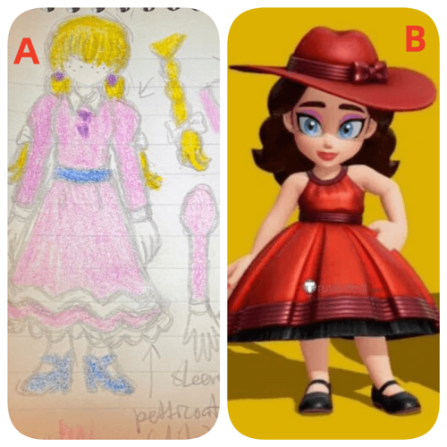 Commission Donkey Kong Bananza Pauline Diva Dress Red Cosplay Costume