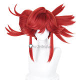 Gachiakuta Amo Empool Riyo Reaper Red Black Brown Orange Styled Cosplay Wig