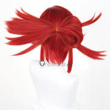 Gachiakuta Amo Empool Riyo Reaper Red Black Brown Orange Styled Cosplay Wig