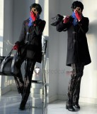Persona 5 Ren Amamiya Black Coat Overcoat Cosplay Costume