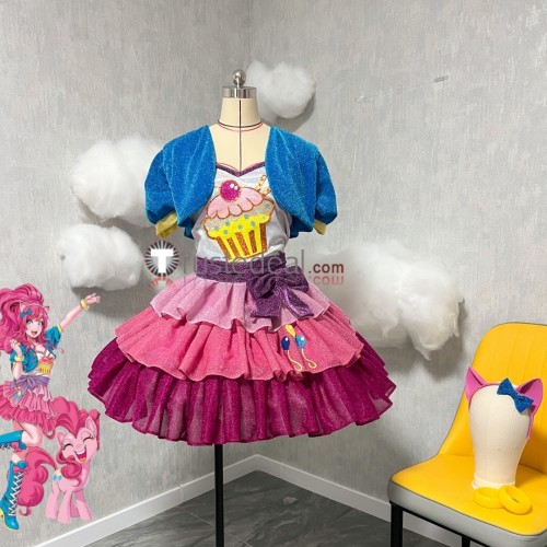 My Little Pony Friendship Is Magic Pinkie Pie Gijinka Pink Cosplay Costume Custom Size