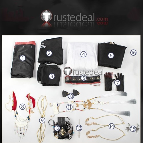 Dai Hao Yuan Ashes of the Kingdom Zhang Liao Peifu Skin Hanfu Cosplay Costume