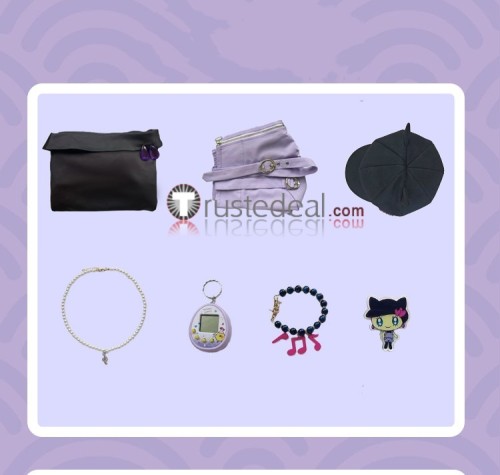 Project Sekai Colorful Stage PJSK Vivid BAD SQUAD Shiraishi An Black Purple Cosplay Costume