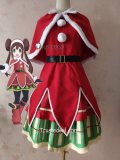 Pokemon Trainer Rosa Mei Holiday Santa Red Cosplay Costume