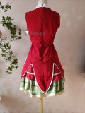 Pokemon Trainer Rosa Mei Holiday Santa Red Cosplay Costume
