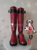 Pokemon May Haruka Rosa Red Cosplay Shoes Boots