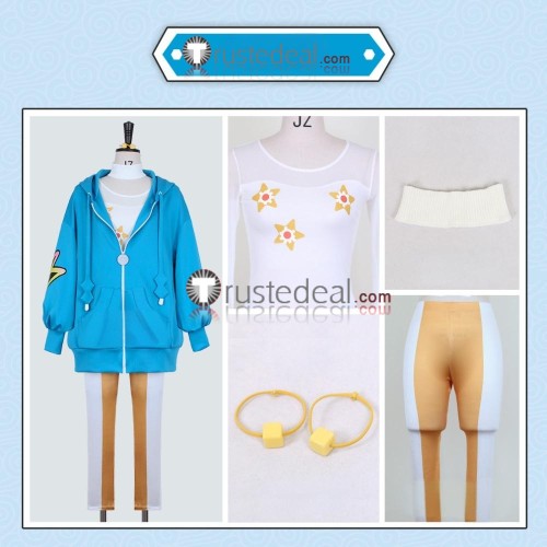 Pokemon Legends Z-A ZA Lida Blue Outfit Cosplay Costume 2