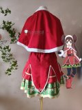Pokemon Trainer Rosa Mei Holiday Santa Red Cosplay Costume
