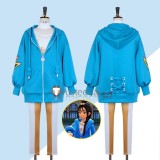 Pokemon Legends Z-A ZA Lida Blue Outfit Cosplay Costume 2