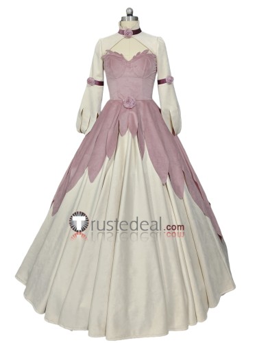 Code Geass Euphemia li Britannia Princess Pink Apricot Formal Dress Cosplay Costume Custom Size