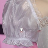 Super Mario Gijinka Princess King Boo Boosette White Dress Cosplay Costume