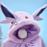 Pokemon Gijinka Vaporeon Umbreon Espeon Fluffy Cape Dress Blue Black Purple Cosplay Costume