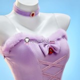Pokemon Gijinka Vaporeon Umbreon Espeon Fluffy Cape Dress Blue Black Purple Cosplay Costume