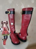 Pokemon May Haruka Rosa Red Cosplay Shoes Boots