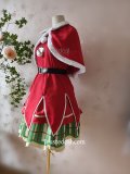 Pokemon Trainer Rosa Mei Holiday Santa Red Cosplay Costume