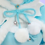 Pokemon Gijinka Vaporeon Umbreon Espeon Fluffy Cape Dress Blue Black Purple Cosplay Costume