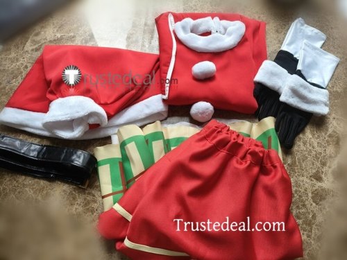 Holiday Santa Red Cosplay Costume