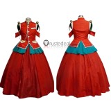 Revolutionary Girl Utena Anthy Himemiya Red Dress Cosplay Costume