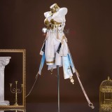 Wuthering Waves Iuno White Outfit Cosplay Costume