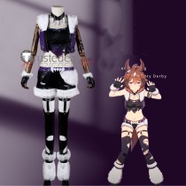Uma Musume Pretty Derby Shinko Windy Wicked Punk Black Cosplay Costume