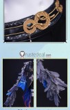 Wuthering Waves Galbrena Blue Black Outfit Cosplay Costume