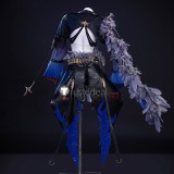 Wuthering Waves Galbrena Blue Black Outfit Cosplay Costume