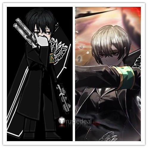 Limbus Company Yi Sang Solemn Lament The Time Ripper Black Suit Cosplay Costume