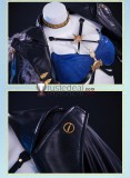 Wuthering Waves Galbrena Blue Black Outfit Cosplay Costume