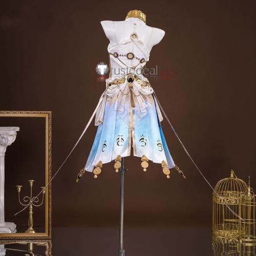 Wuthering Waves Iuno White Outfit Cosplay Costume