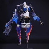 Wuthering Waves Galbrena Blue Black Outfit Cosplay Costume
