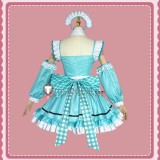 Love Live AiScReam Presents TOPPING LIVE Kurosawa Ruby Shiki Wakana Ayumu Ueharas Maid Pink Green Orange Cosplay Costume 2