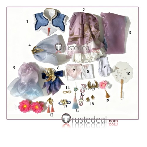 Vocaloid Luo Tianyi Qixi Festival Pink Cosplay Costume