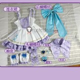Needy Streamer Overload NEEDY GIRL OVERDOSE Ame chan Anniverary 2025 Purple White Lolita Dress Cosplay Costume