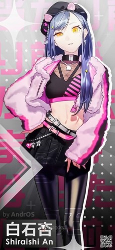 Project Sekai Colorful Stage PJSK Vivid BAD SQUAD An Shiraishi Pink Cosplay Costume