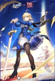 Honkai Star Rail Fate Stay Night Collaboration Saber Blue Dress Cosplay Costume 2