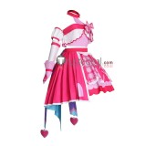 Kimi to Idol Pretty Cure Sakura Uta Pink Cosplay Costume