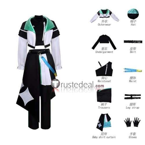 Project Sekai Colorful Stage PJSK Cyberpunk Dead Boy Wonderlands x Showtime x Kagamine Rin Kamishiro Rui Tenma Tsukasa Nene Emu Cosplay Costume