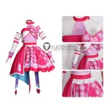 Kimi to Idol Pretty Cure Sakura Uta Pink Cosplay Costume