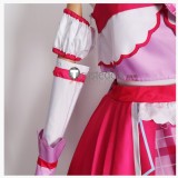 Kimi to Idol Pretty Cure Sakura Uta Pink Cosplay Costume